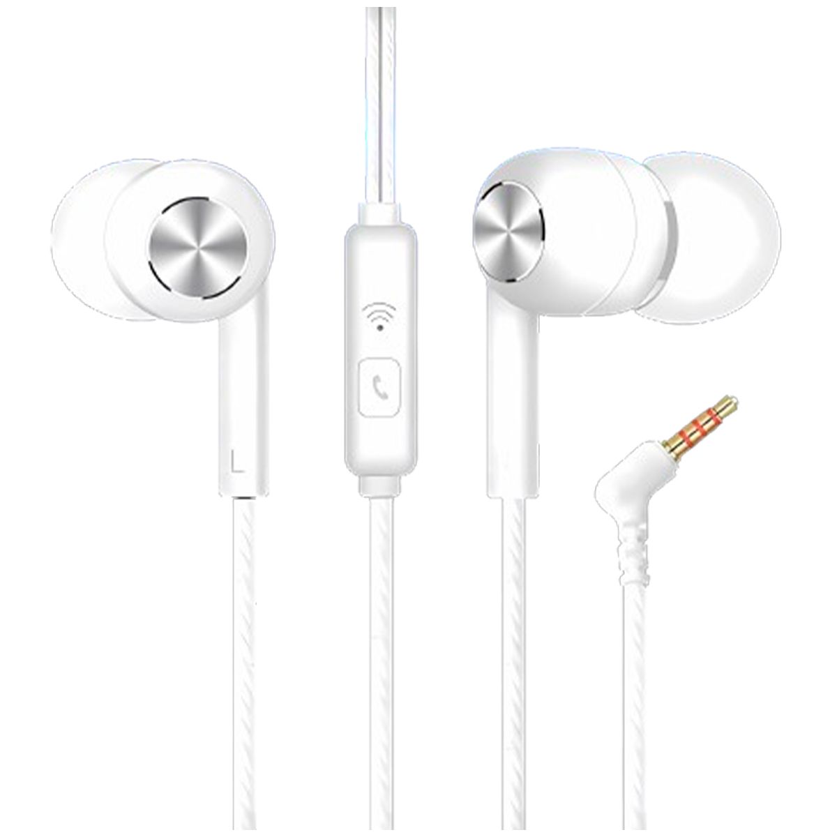 GENERICO - Audífonos Earphone SE378A con cable Micrófono Blanco