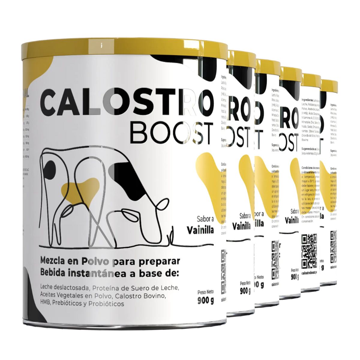 CALOSTRO BOOST - Calostro Boost Polvo 180 Porciones Sin Lactosa Pack 6 Latas