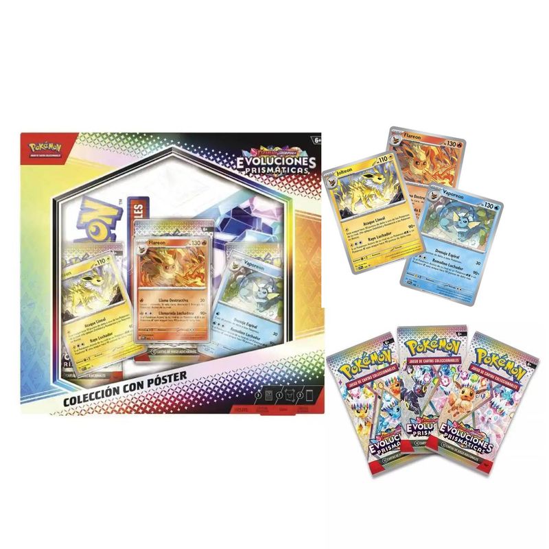 POKEMON - Pokemon TCG Prismatic Evolutions Poster Collection Español