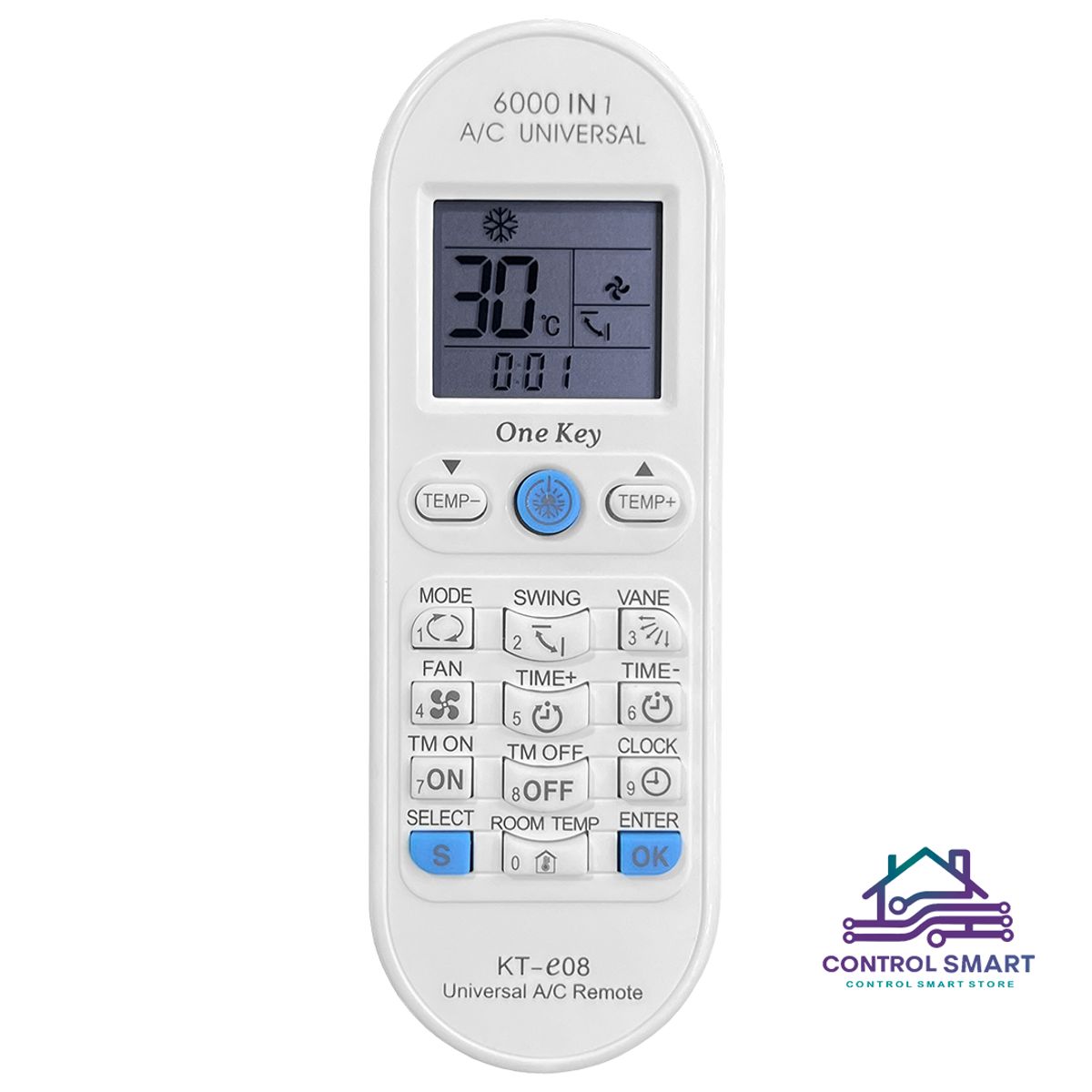 GENERICO - Control Remoto Universal para Aire Acondicionado Fácil de Usar