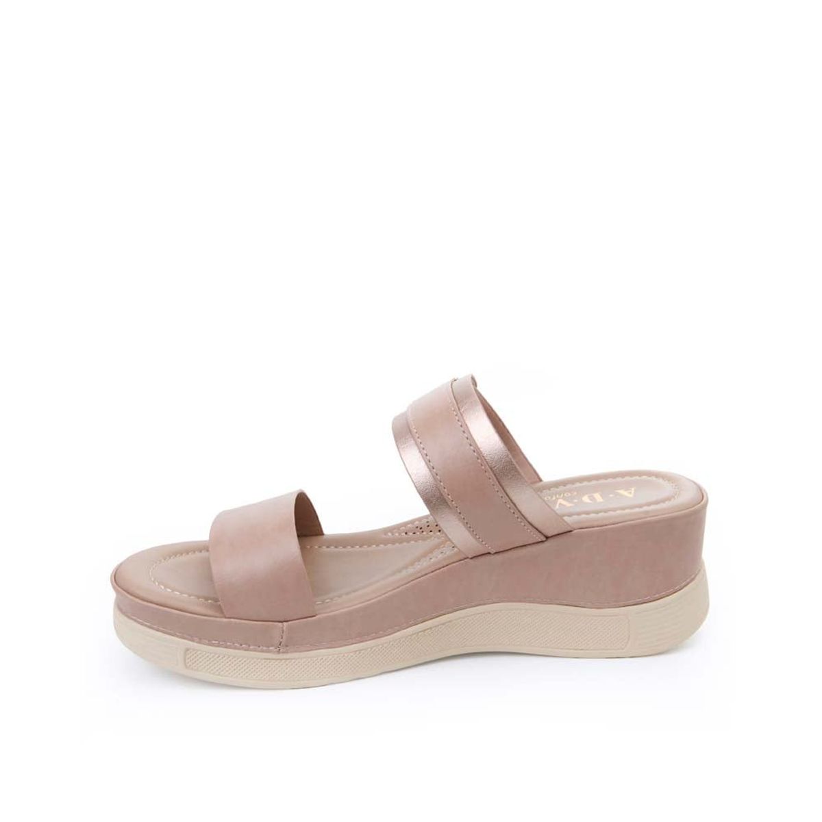 ADV - Sandalia Strap Casual ANA-2515 NudeOroRosa ADV