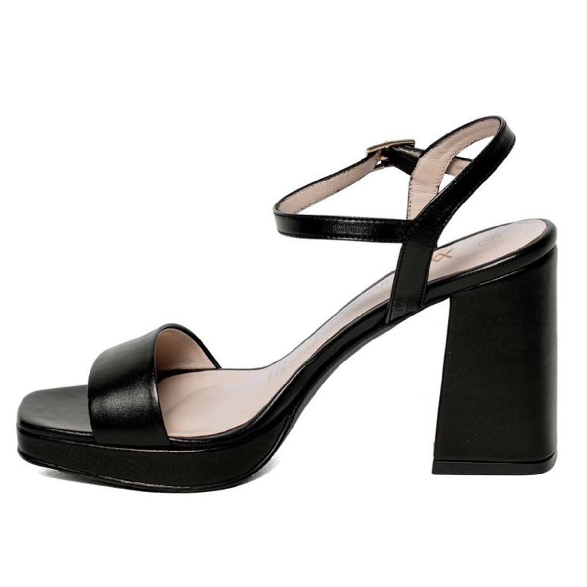 VIALE - Sandalia Dorsay Casual TATI-2505 Negro Viale Cuero