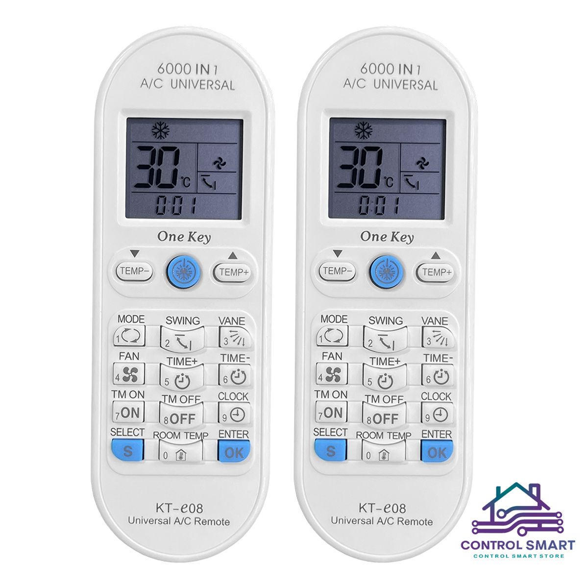 GENERICO - Control Remoto Universal para Aire Acondicionado 6000 en 1