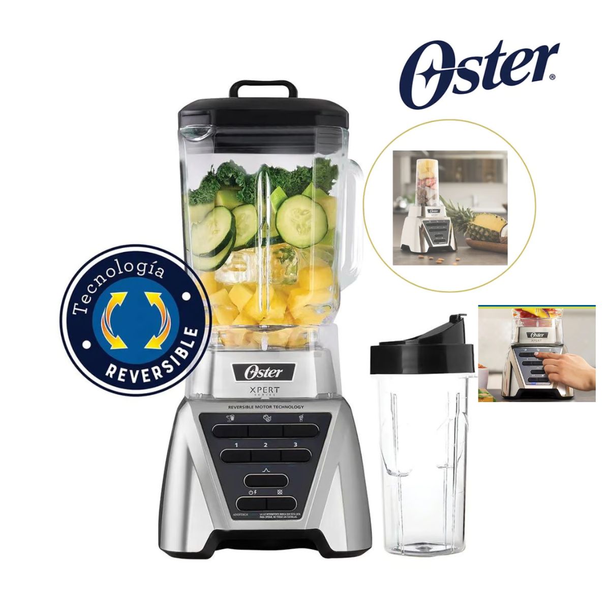 OSTER - Licuadora Oster® Xpert Series™ vaso Boroclass® BLST3A-CPG