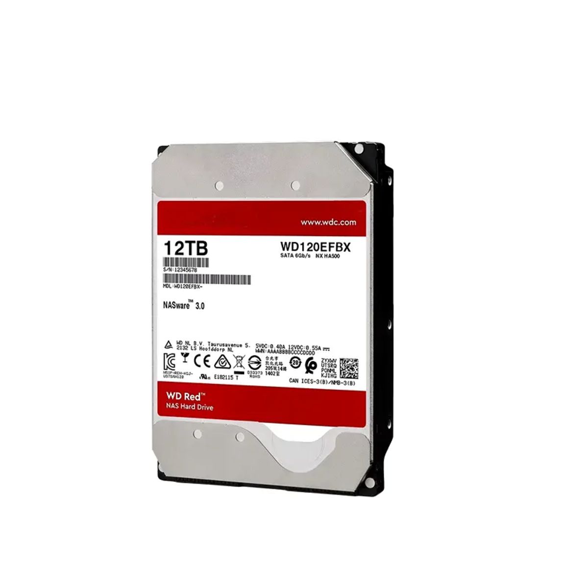 WESTER DIGITAL - Disco duro interno Wester Digital de 12TB 35 para NAS Red Plus