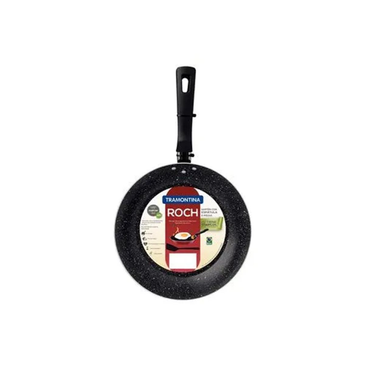 TRAMONTINA - Sarten Tramontina de aluminio 18 Cm 1.8Mm Rojo Roch-Loreto C/Espatula