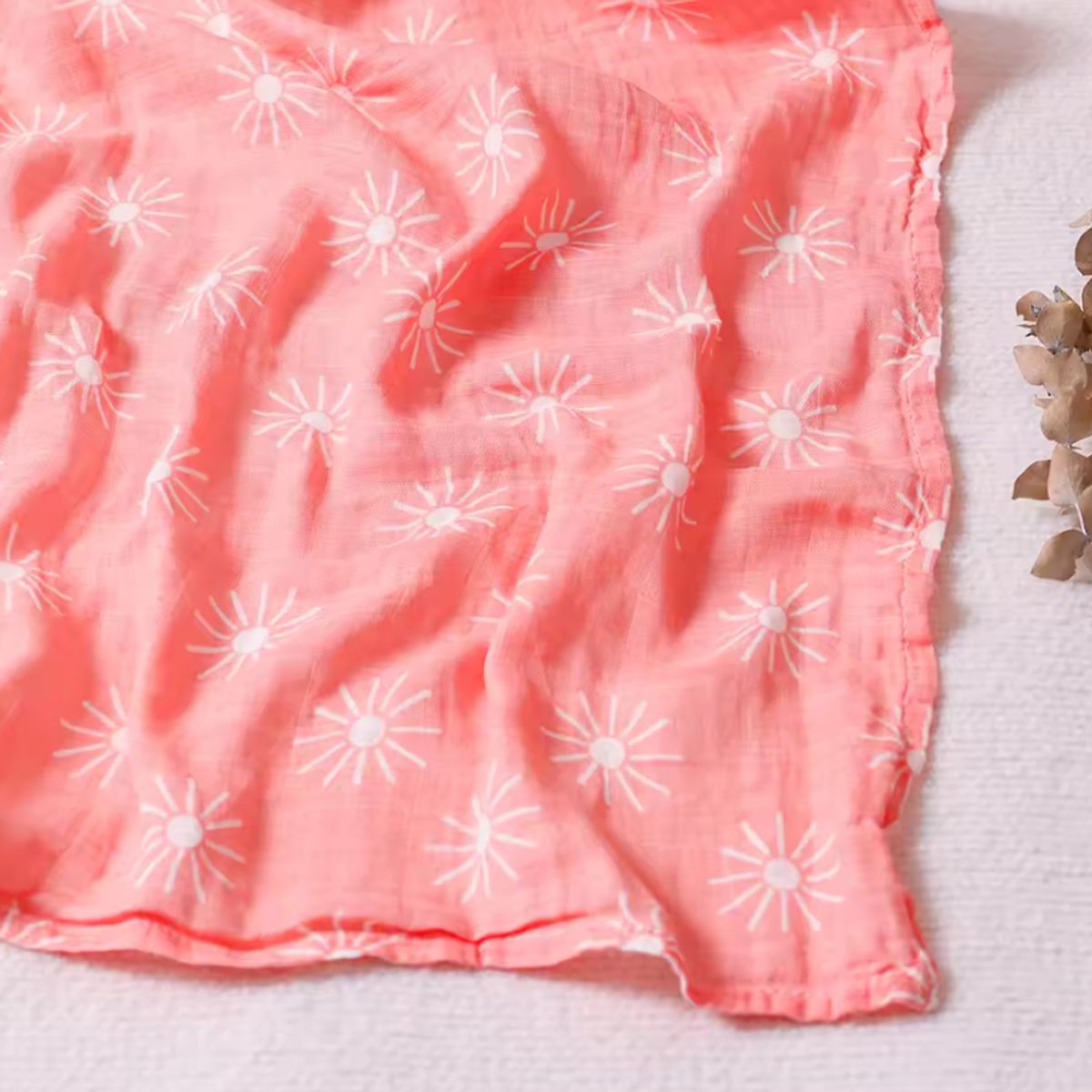 GENERICO - Manta Muselina para Bebé Algodón Pack x  3 Unidades