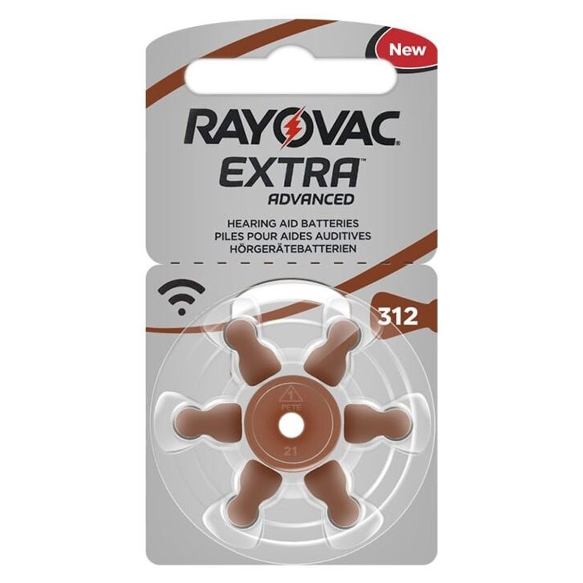 RAYOVAC - PILAS PARA AUDIFONOS MEDICADOS RAYOVAC 312 X 6 PILAS