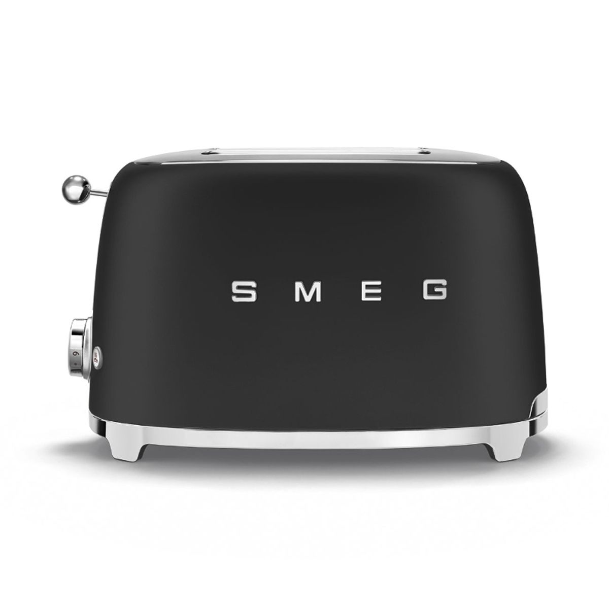 SMEG - TOSTADORA 2 REBANADAS RETRO SMEG COLOR NEGRO MATE