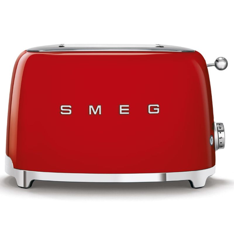 SMEG - TOSTADORA 2 REBANADAS RETRO SMEG COLOR ROJO