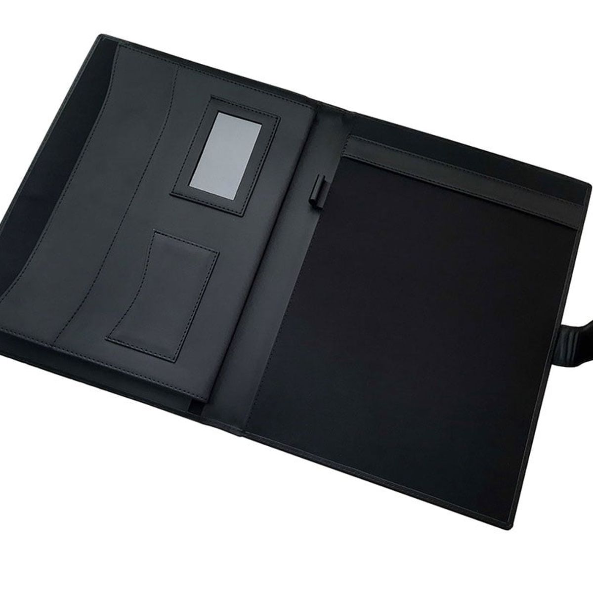 GENERICO - CARTAPACIO  PORTA DOCUMENTO DE CUERO PU - 2 BOLSILLOS