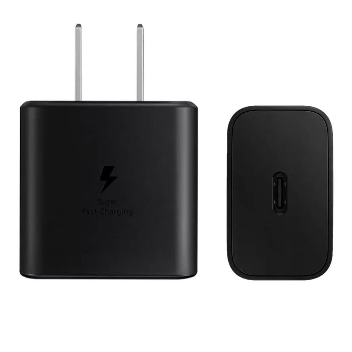 SAMSUNG - Cargador Samsung 25W Adaptador para S25 S25 Plus Negro