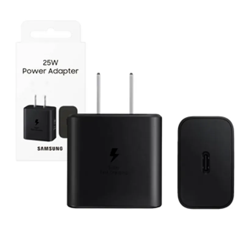 SAMSUNG - Cargador Samsung 25W Adaptador para S25 Ultra - Negro