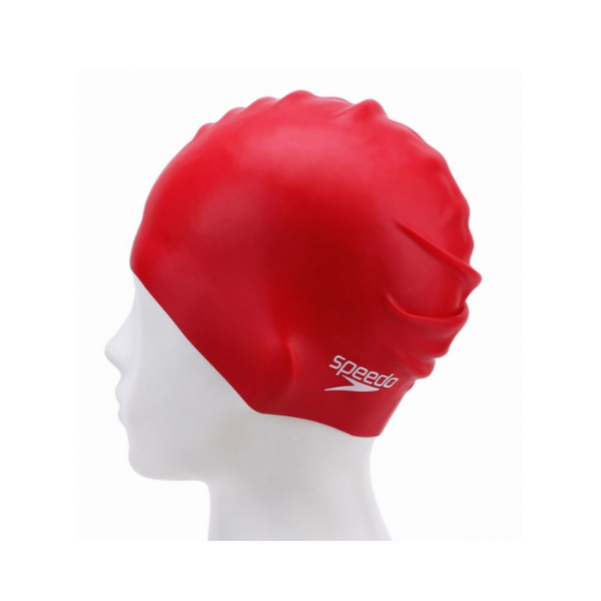 SPEEDO - Gorro Natacion Speedo Plain Moulded Cap Junior Red