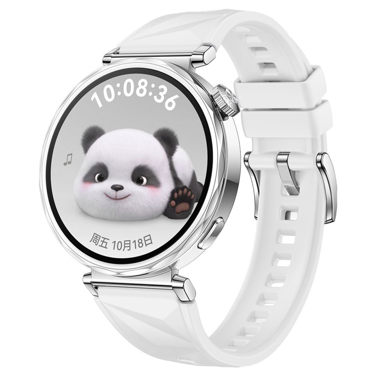 GENERICO - Correa para Huawei GT4 41mm Silicona Blanco