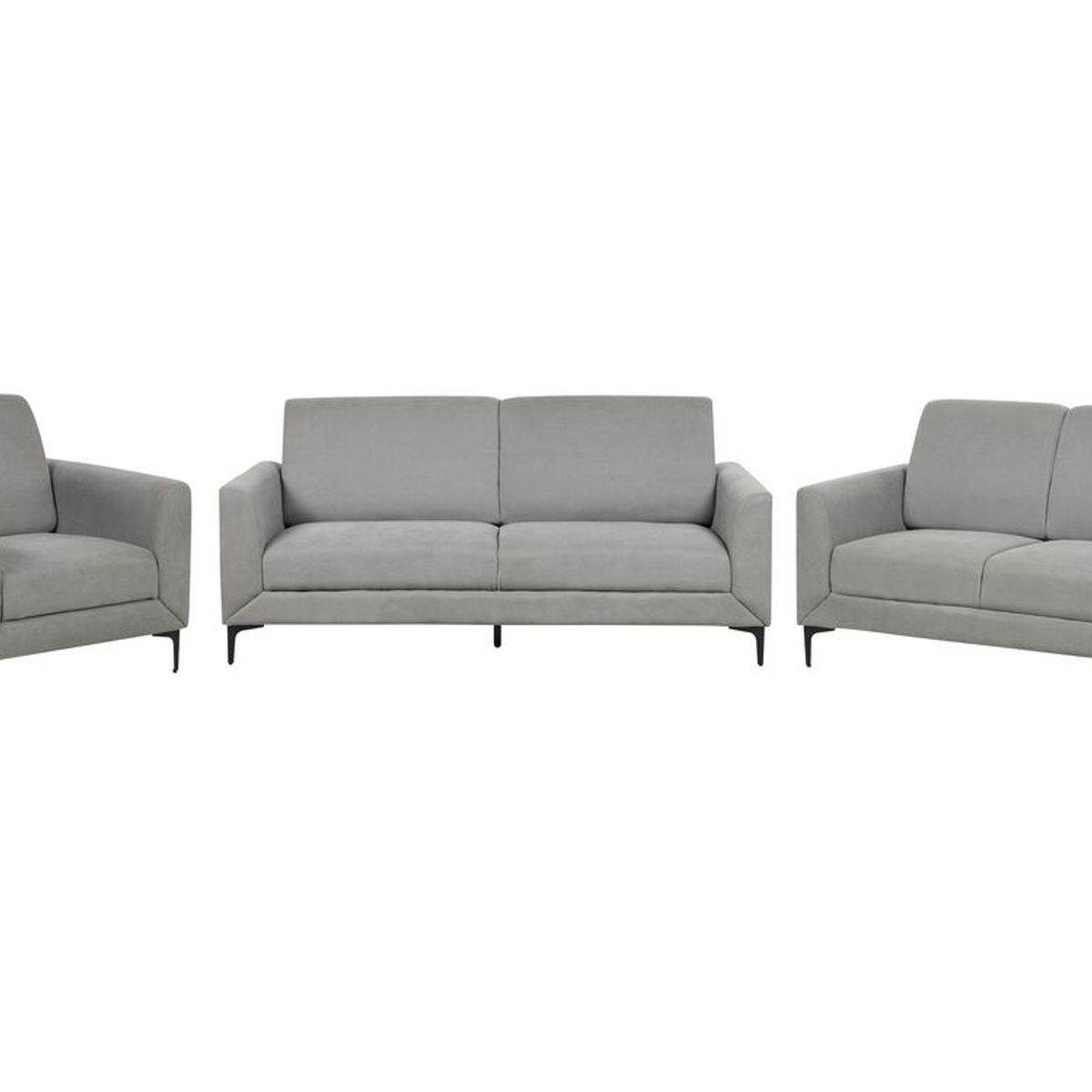 ARTSOFA - Juego de Sofá Roneby 3 piezas gris