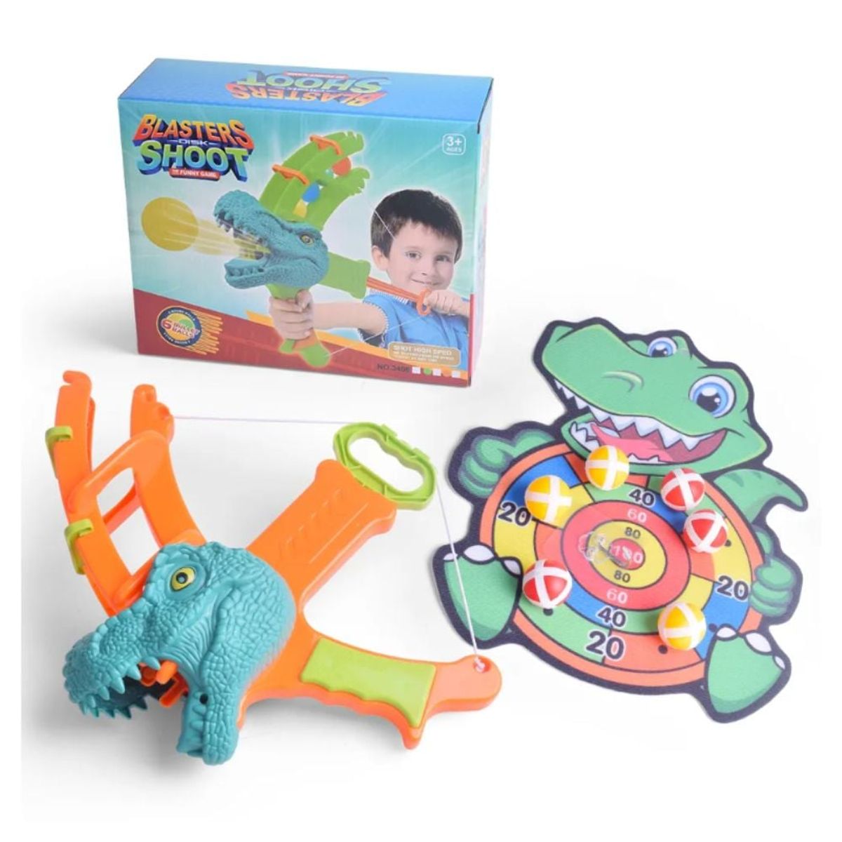 GRUPO CB - Dinosaurio Lanza Pelotas con Arco