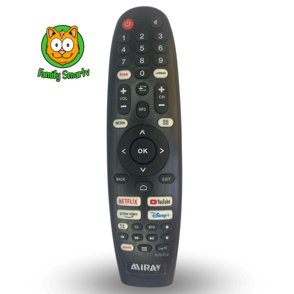 GENERICO - Control Remoto Miray Magic 4K 2024