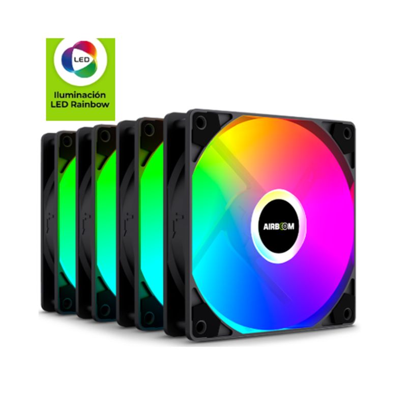 AIRBOOM - Ventilador Para Case Gamer SPRINKLER AB200 ARGB 4FANS AIRBOOM