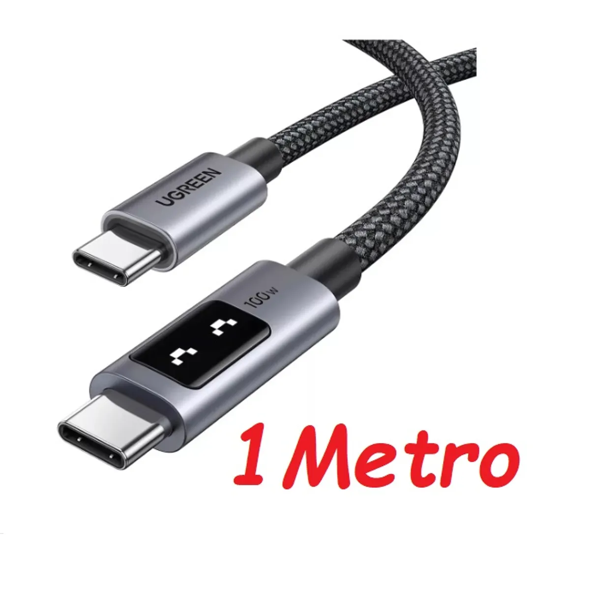 UGREEN - Cable Tipo C a Tipo C 1Metro Pd Carga Rapida Ugreen 100w L509 35501