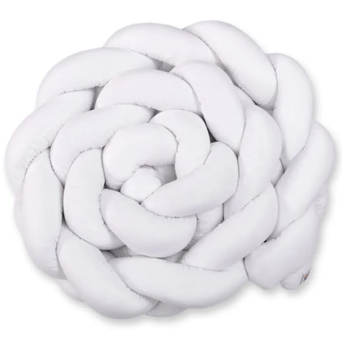 GENERICO - Protector de Terciopelo trenzado 4 metros Blanco