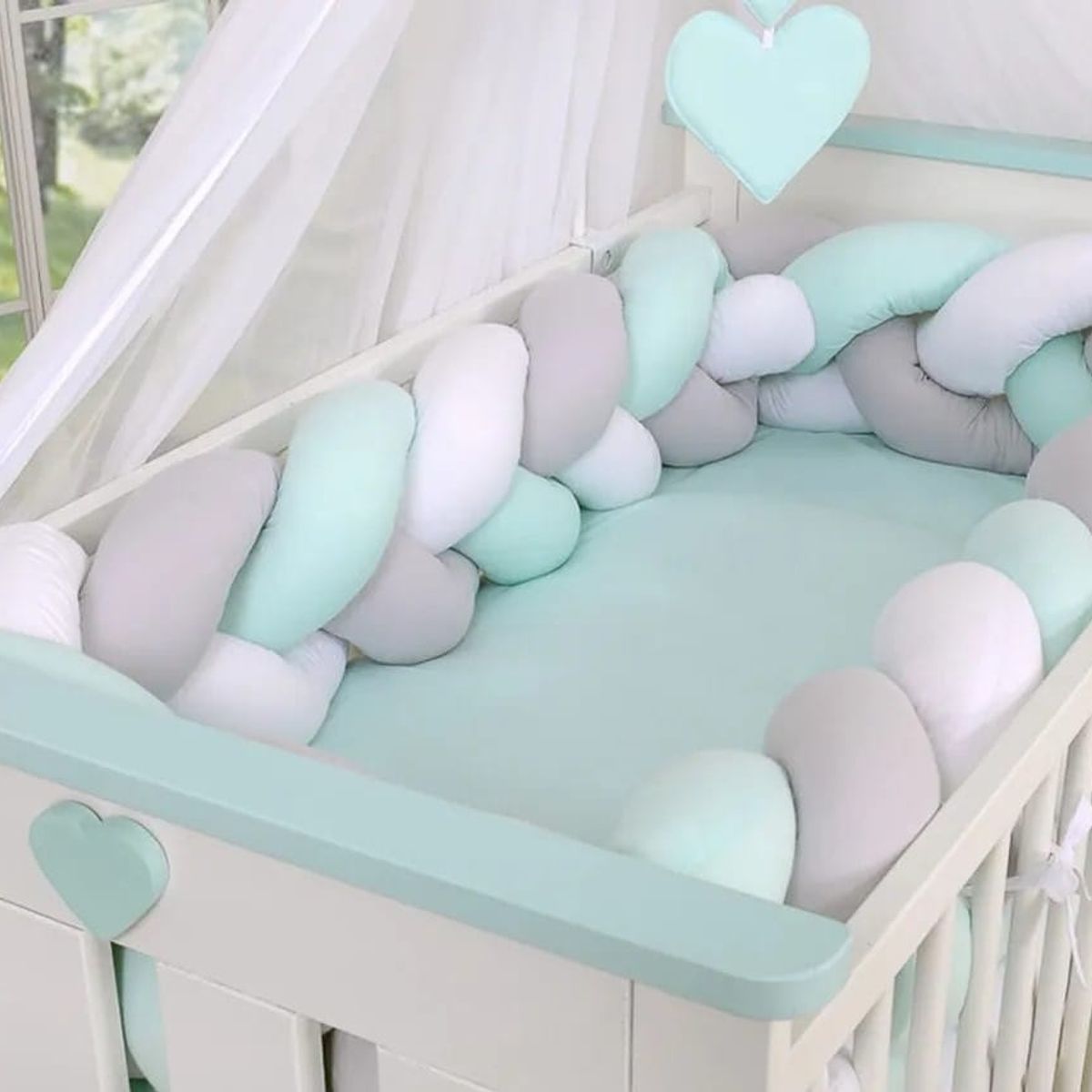 GENERICO - Protector de Terciopelo trenzado 4 metros