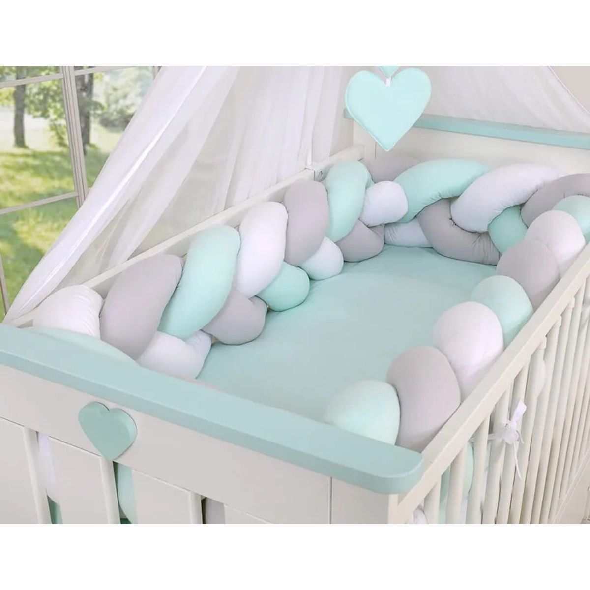 GENERICO - Protector de Terciopelo trenzado 4 metros