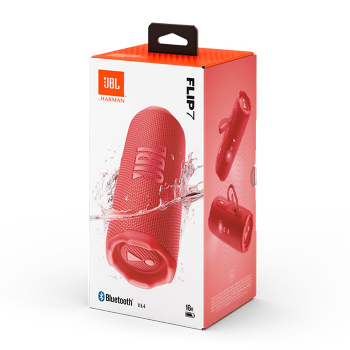 JBL - Parlante Bluetooth Portátil JBL Flip 7 Inalámbrico - Rojo
