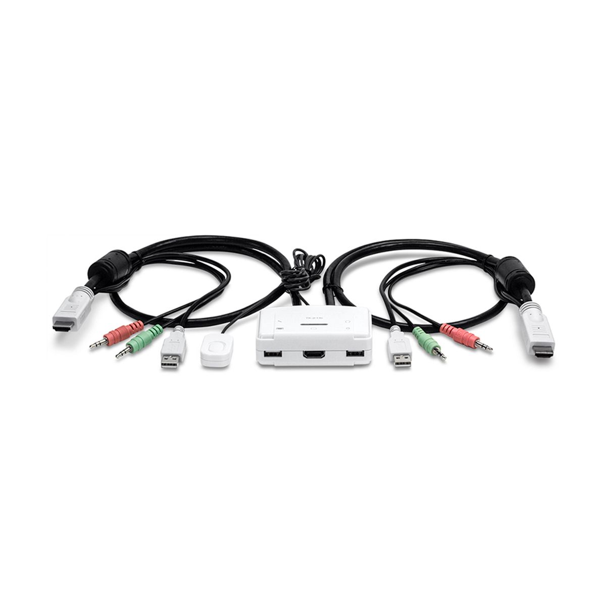 TRENDNET - SWITCH KVM TRENDNET 2 PUERTOS HDMI USB AUDIO BLANCO PN TK-215I