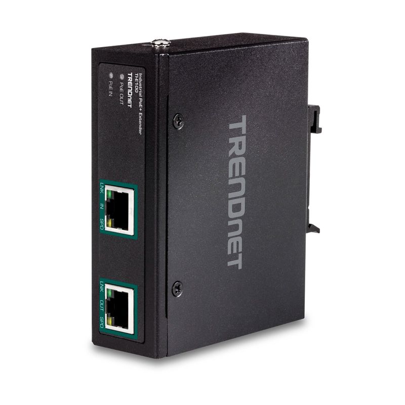 TRENDNET - EXTENSOR INDUSTRIAL TRENDNET GIGABIT POE+ 100M  PN TI-E100