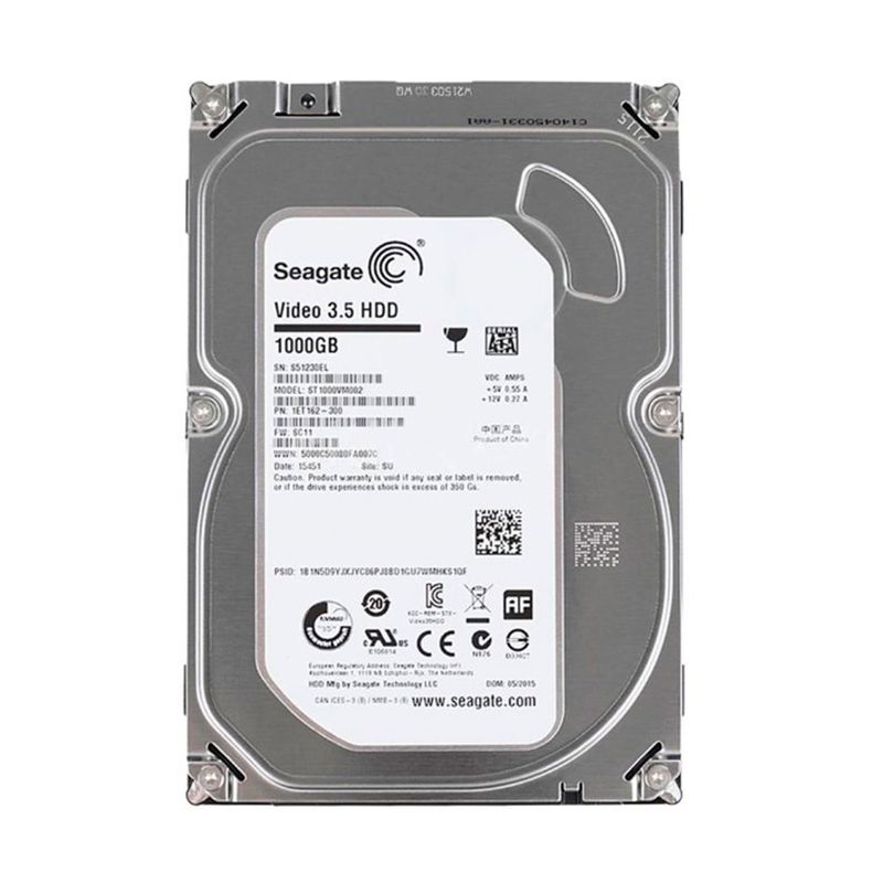 SEAGATE - DISCO DURO SEAGATE 1TB PULL 35P HARD DRIVE SATA PN ST1000VM002