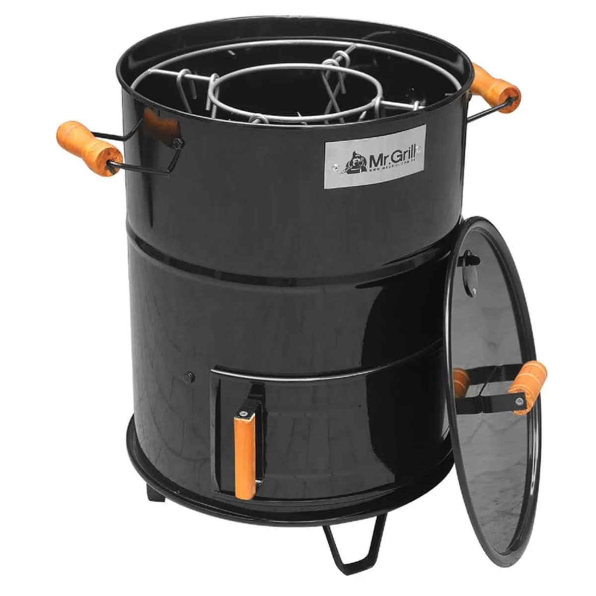 MR GRILL - Cilindro Ahumador mini fierro