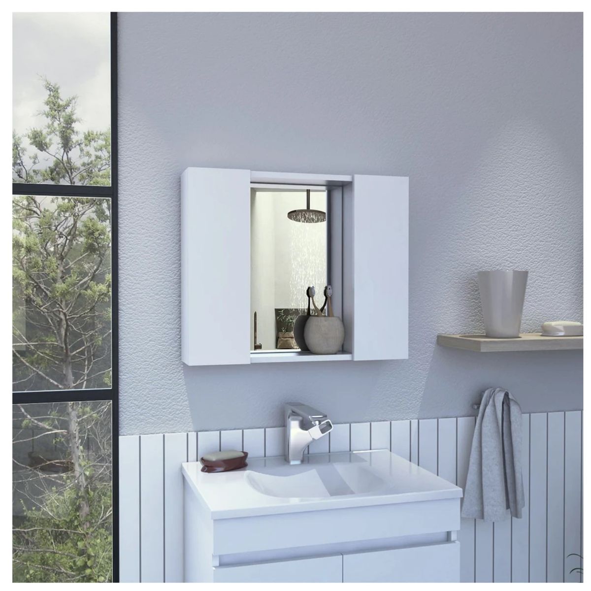 73 EXPERIENCE - Estante de Baño Alves Blanco 73 Experience