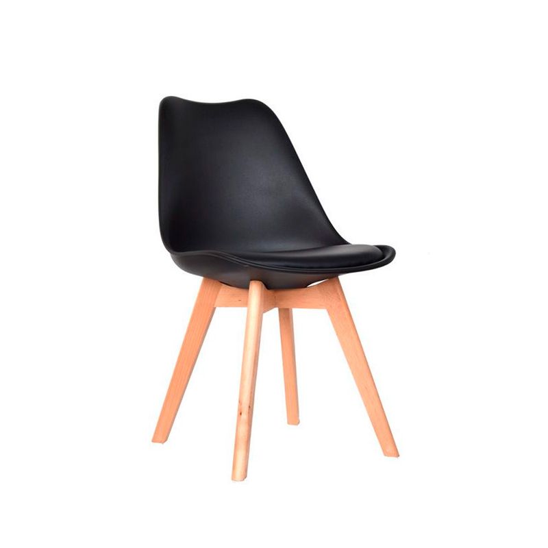 OFIDEAS - Silla De Comedor Ema Tapiz Acolchada Negro Ofideas