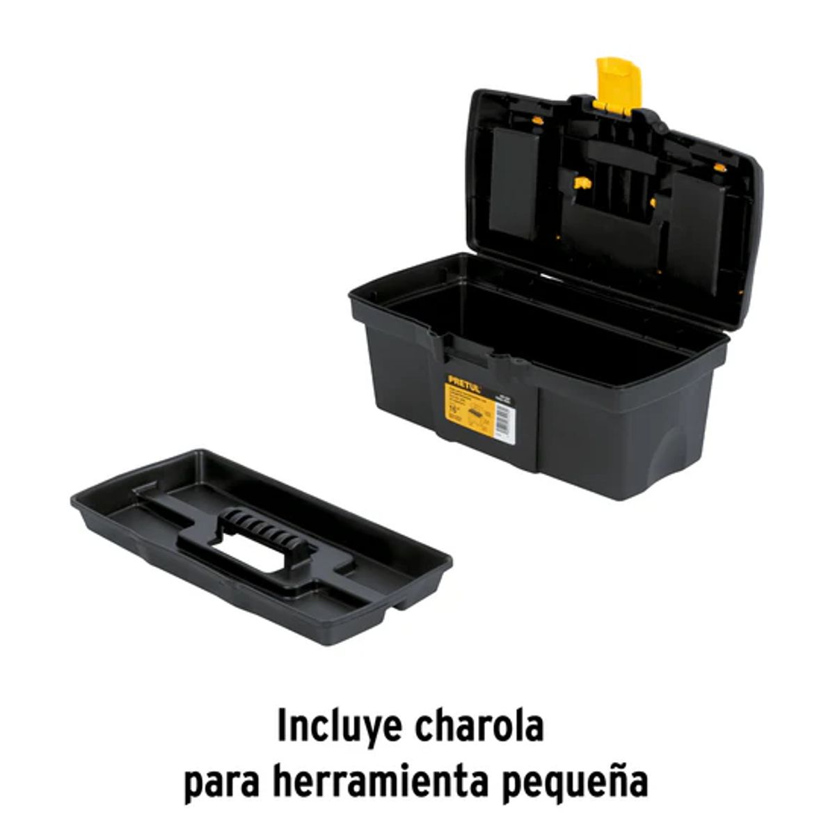 PRETUL - Caja para Herramienta de 16 Pulg Con Compartimentos