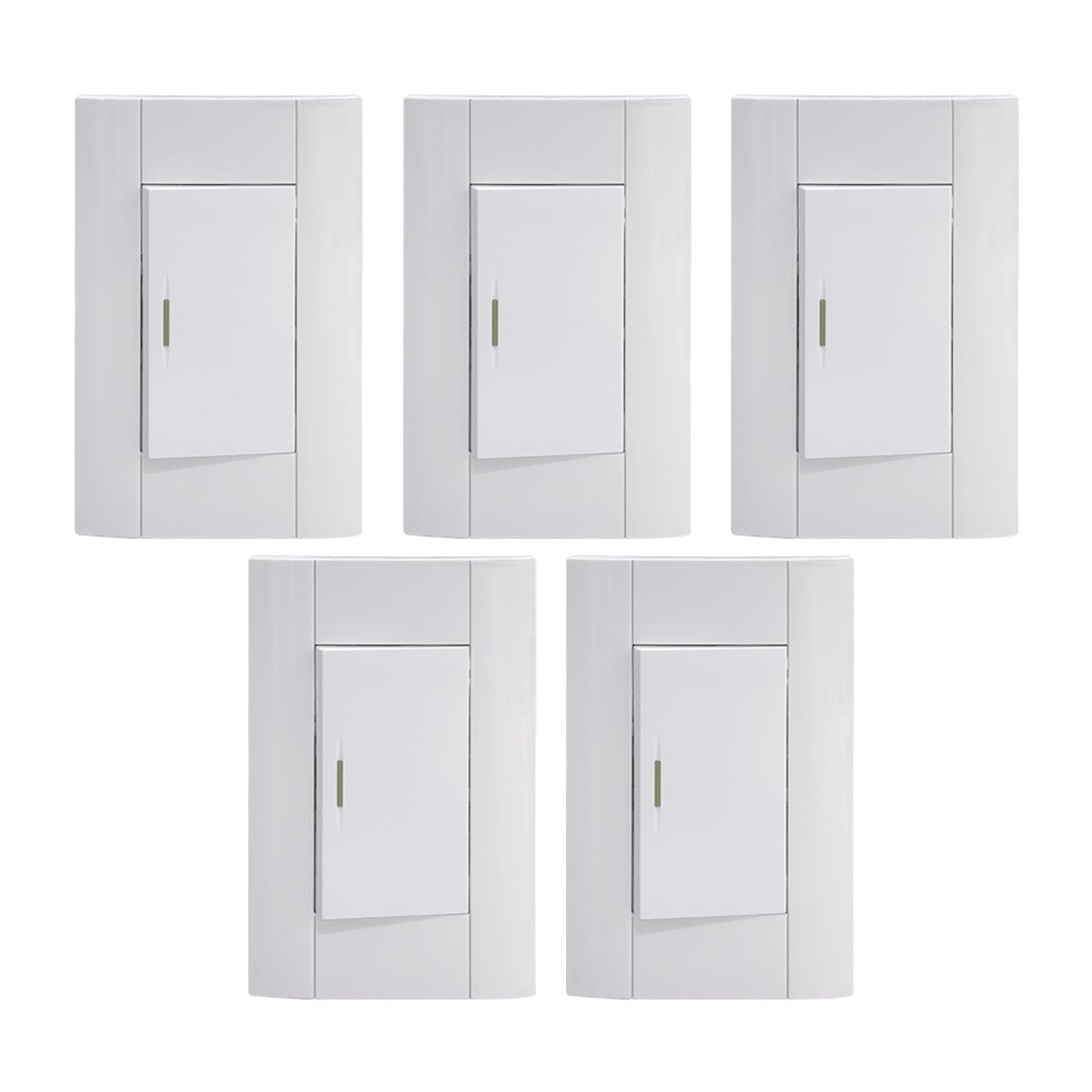 KLISMAN - Pack x2 Interruptor simple blanco 3 vías Klisman