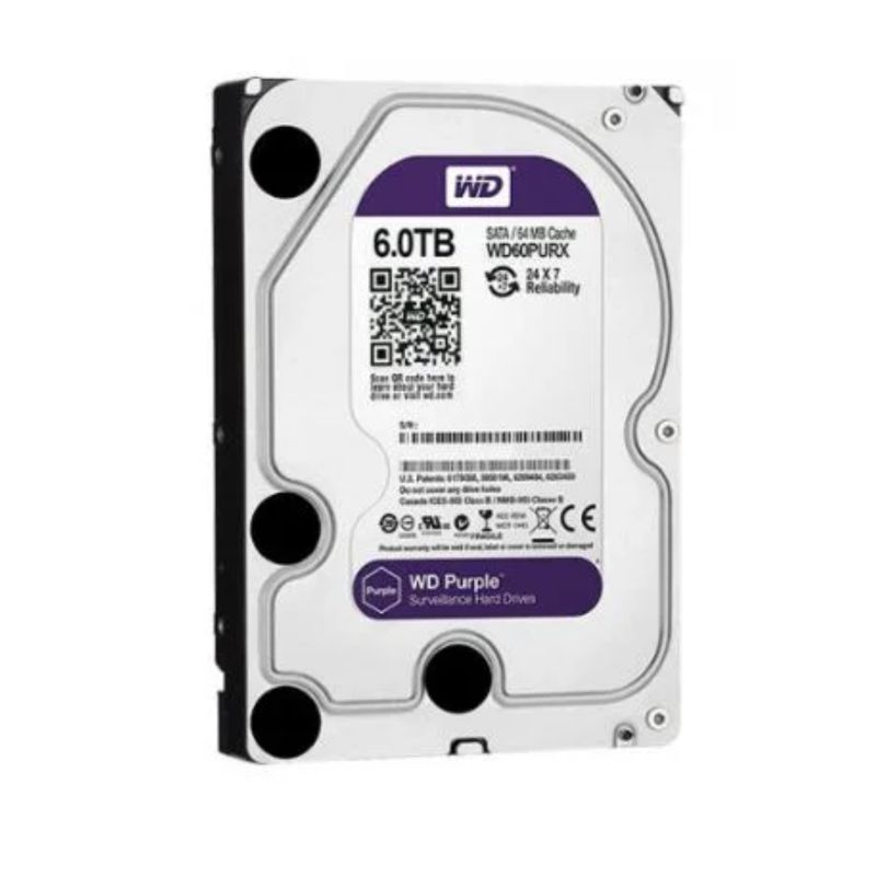 WESTERN DIGITAL - WD-HDD6TB DISCO DURO SATA 6TB 6000GB ESPECIAL PARA DVR