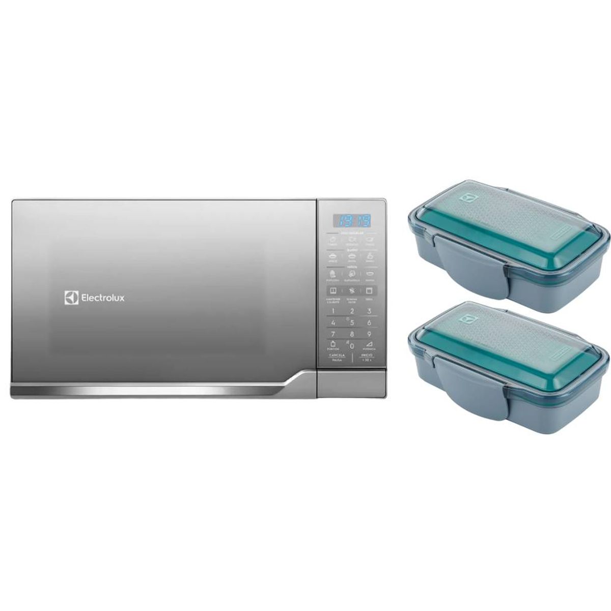 ELECTROLUX - Combo Microondas 30L EMDO30G2GSRUG + Tapers X2 A15338401 Electrolux