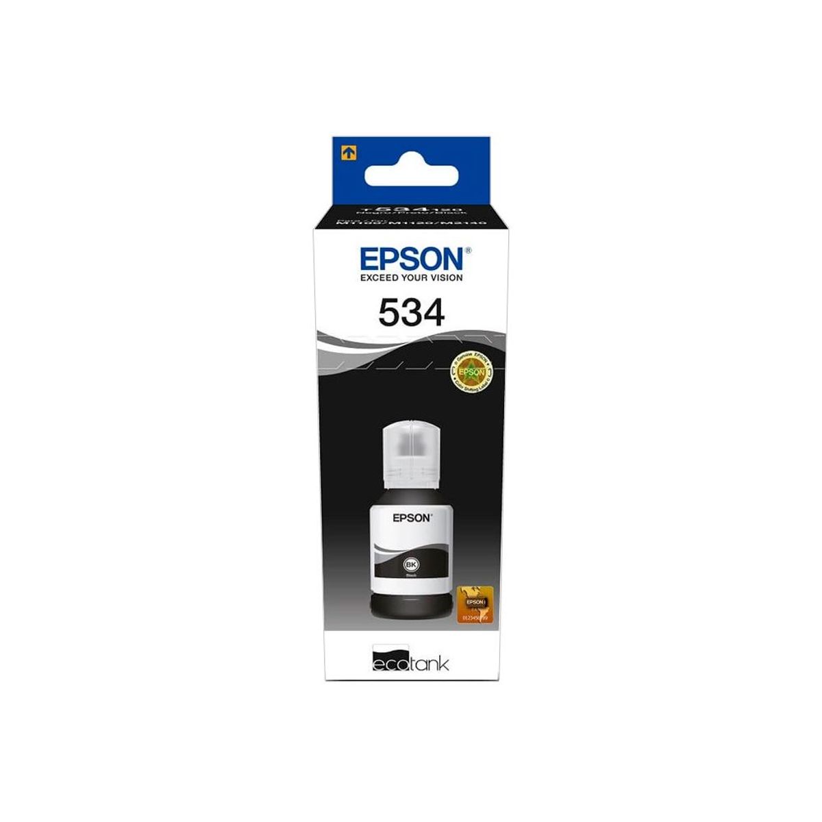 EPSON - Tinta NEGRA Epson T534 ORIGINAL 120ml M1120 M2140 M3170 M2170 M3180