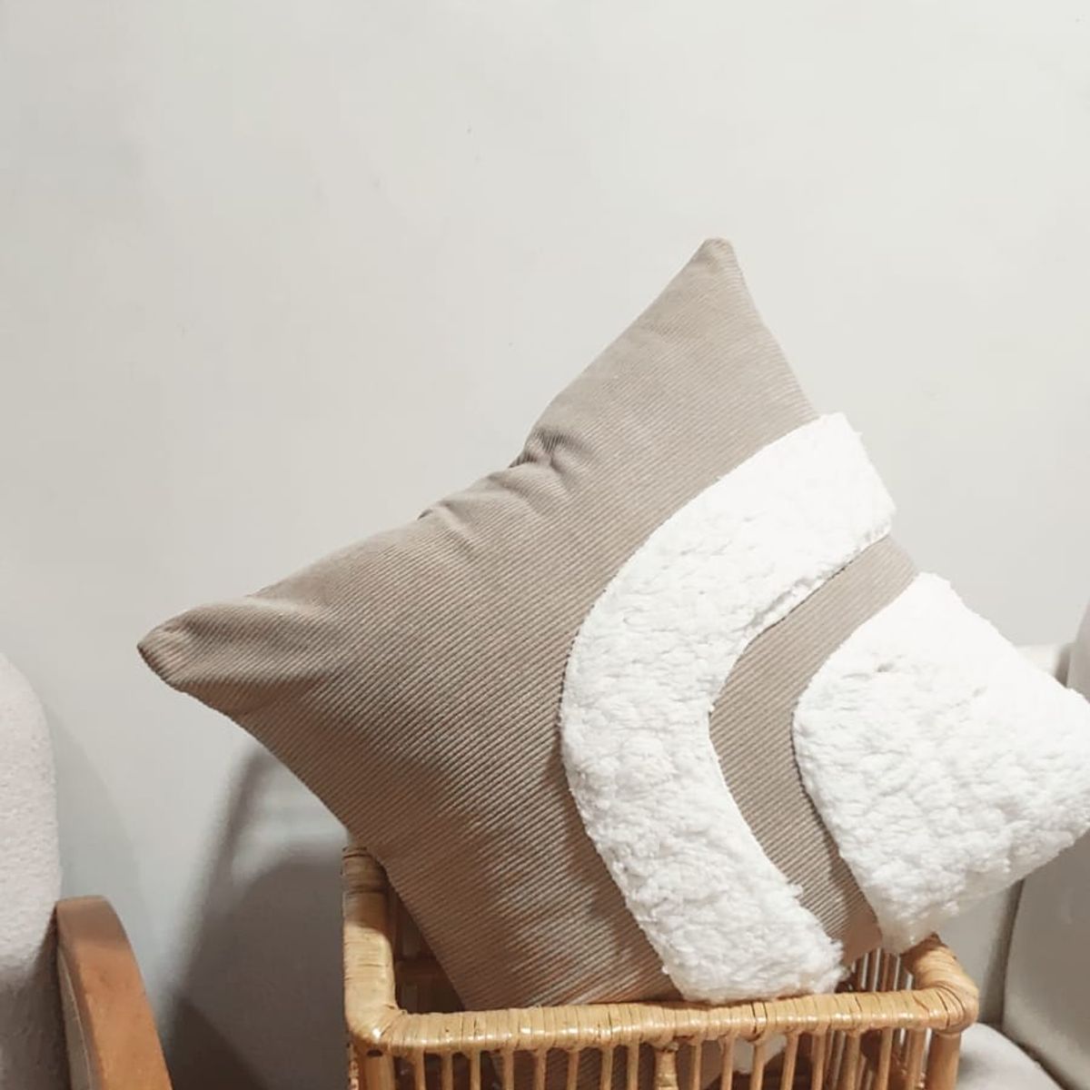 GENERICO - Funda Beige Terra Nórdico 50X50 cm