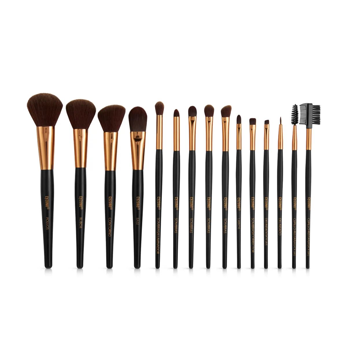 CYZONE - Set de 15 brochas Make Up Pro Cyzone