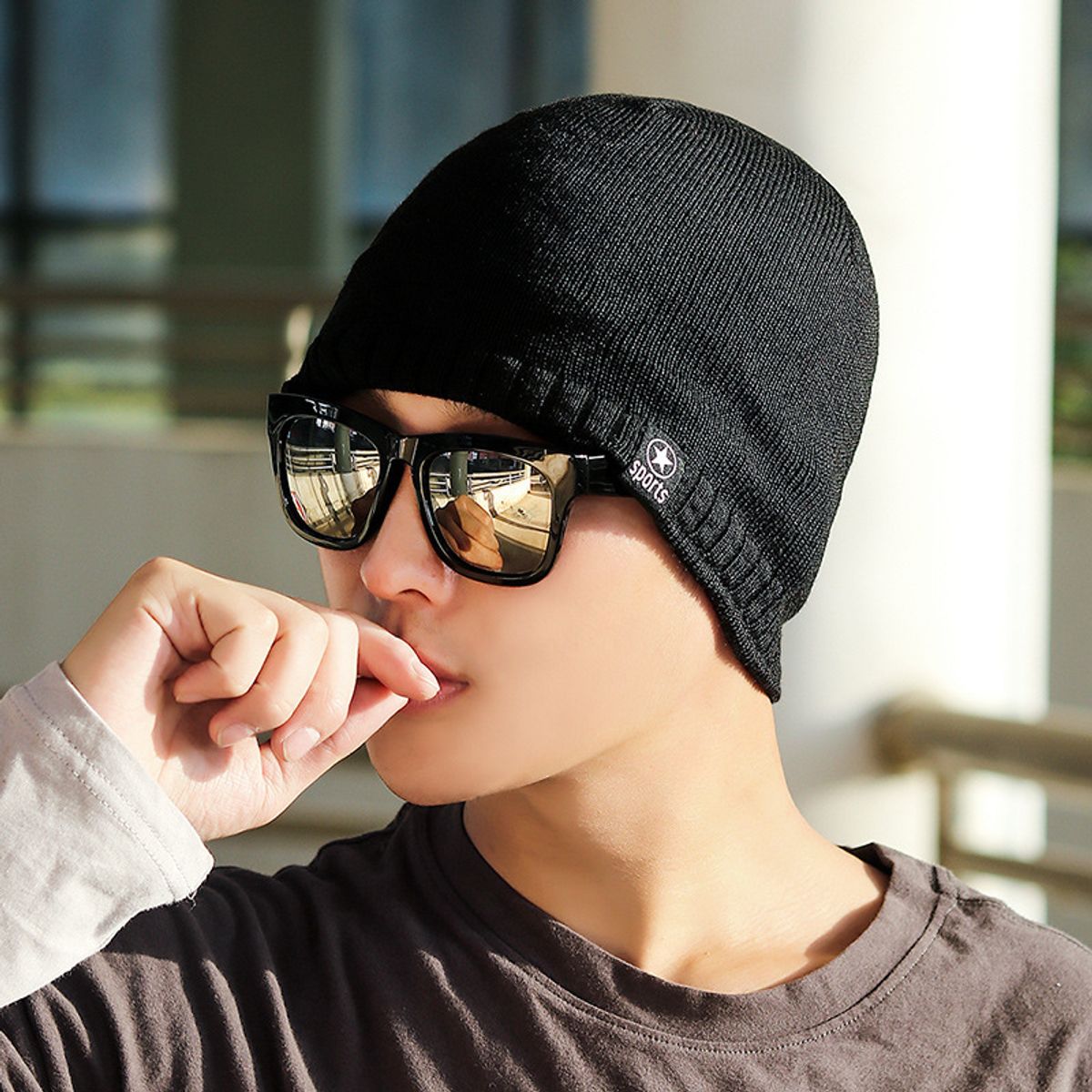 KAST PE - Beanie Chullo Gorro Sports - Negro