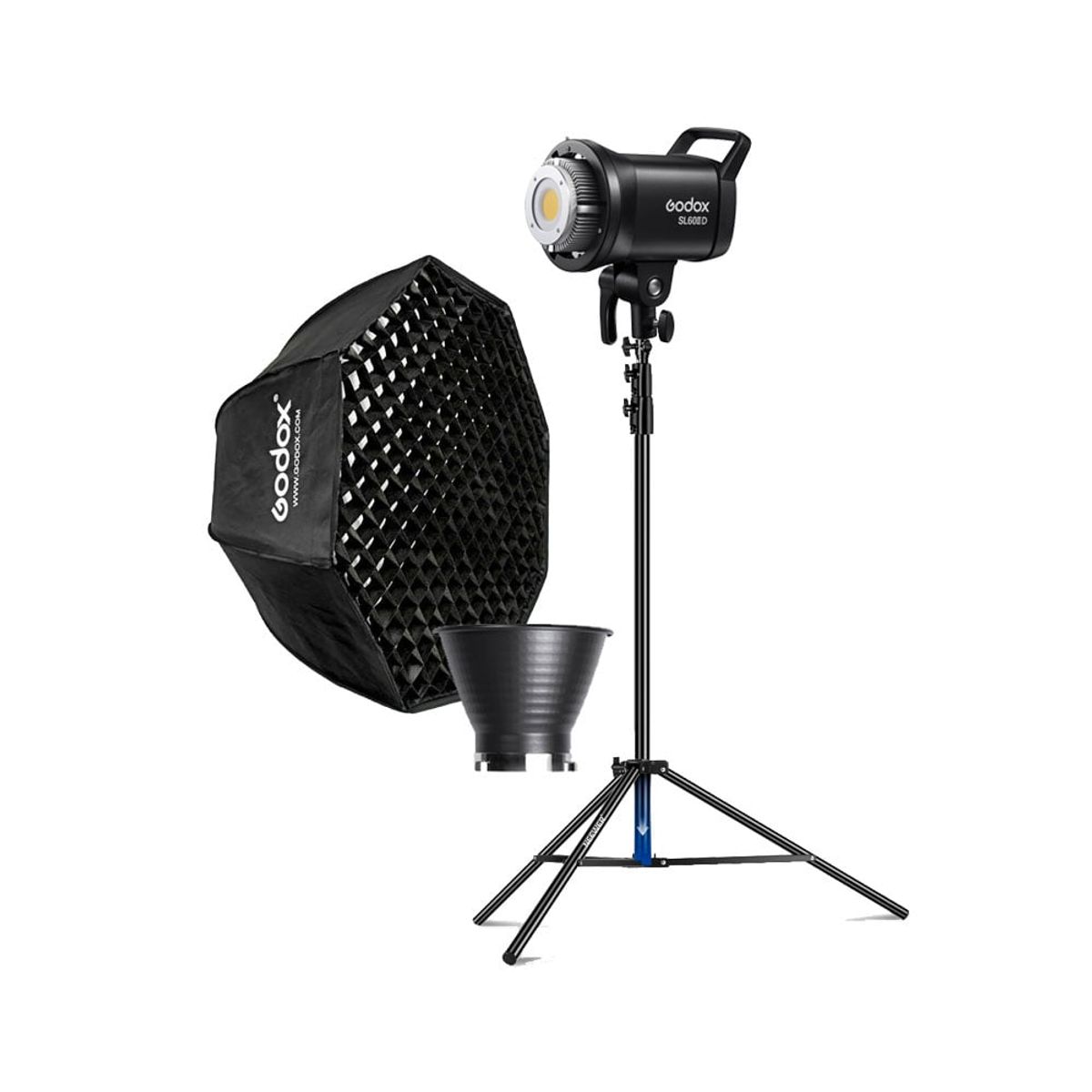 GODOX - Luz Continua Godox SL60IID + Parante + Softbox FW95