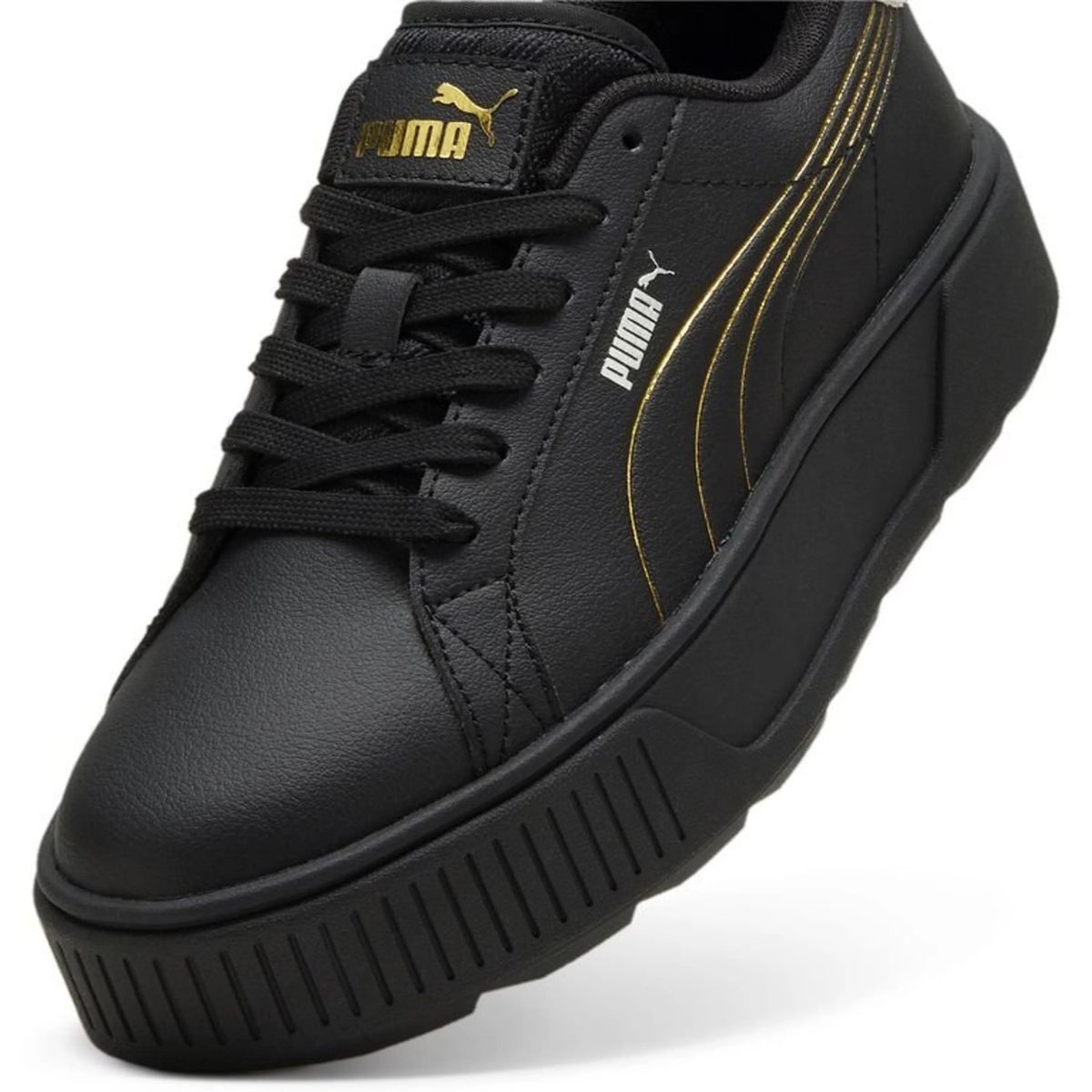 PUMA - Zapatilla Puma Karmen Metallic Shine 395099 02 Negro para Mujer