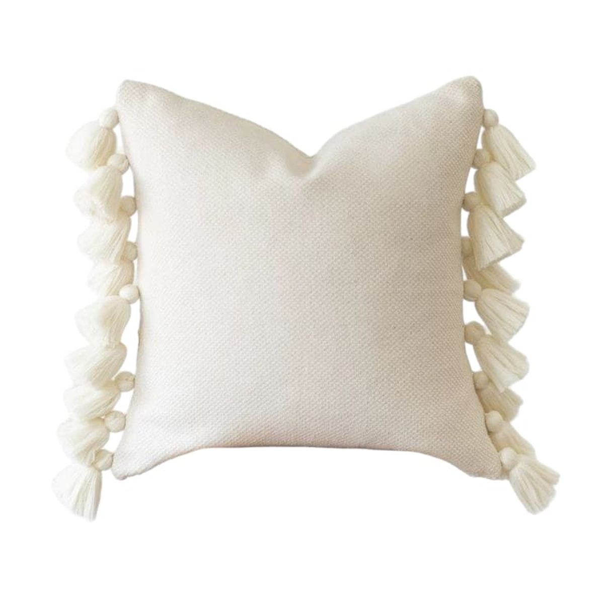 GENERICO - Funda Bohemio Perla 50X50 Cm + Borlas
