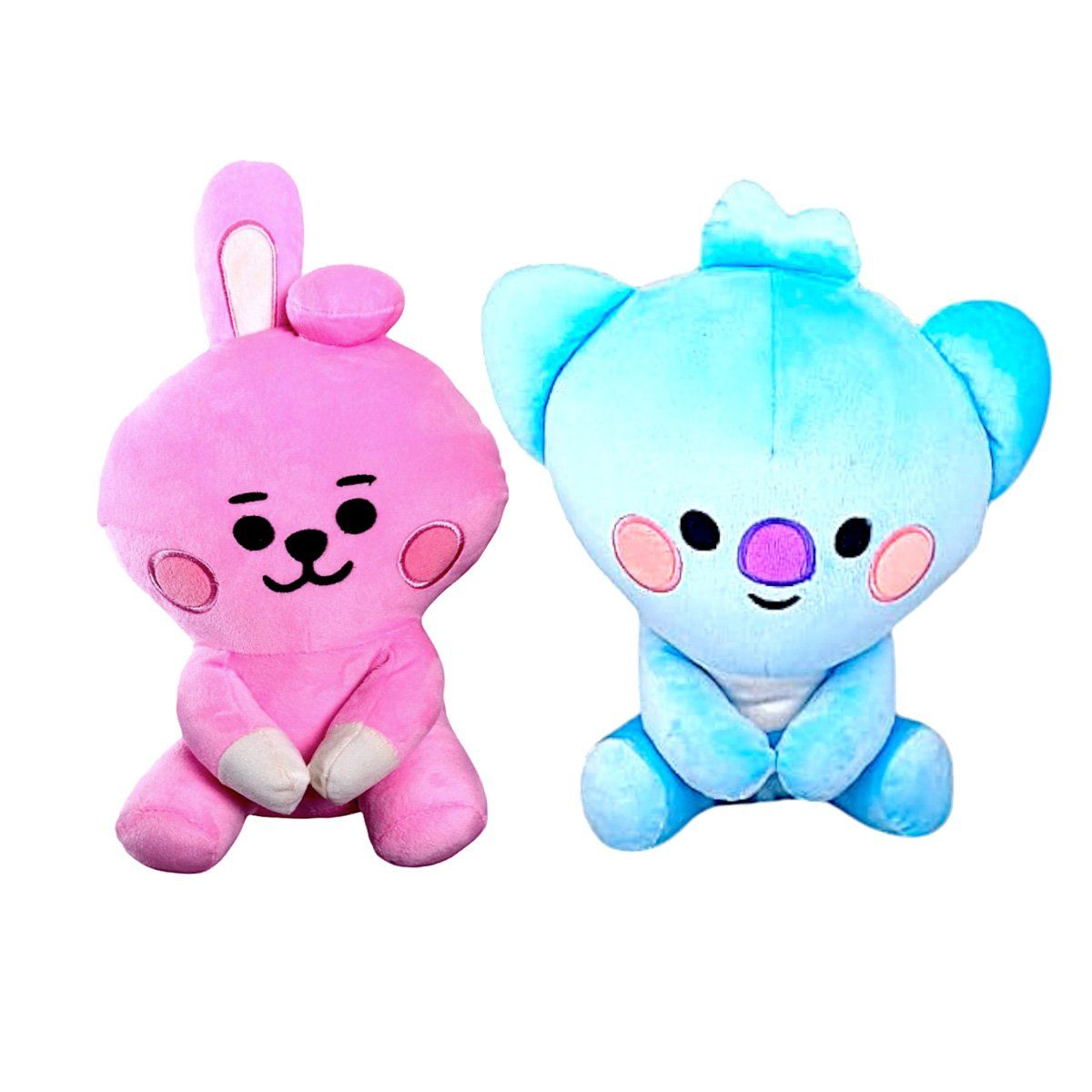GENERICO - Pack 2 peluches Baby BTS BT21  Cooky Koya
