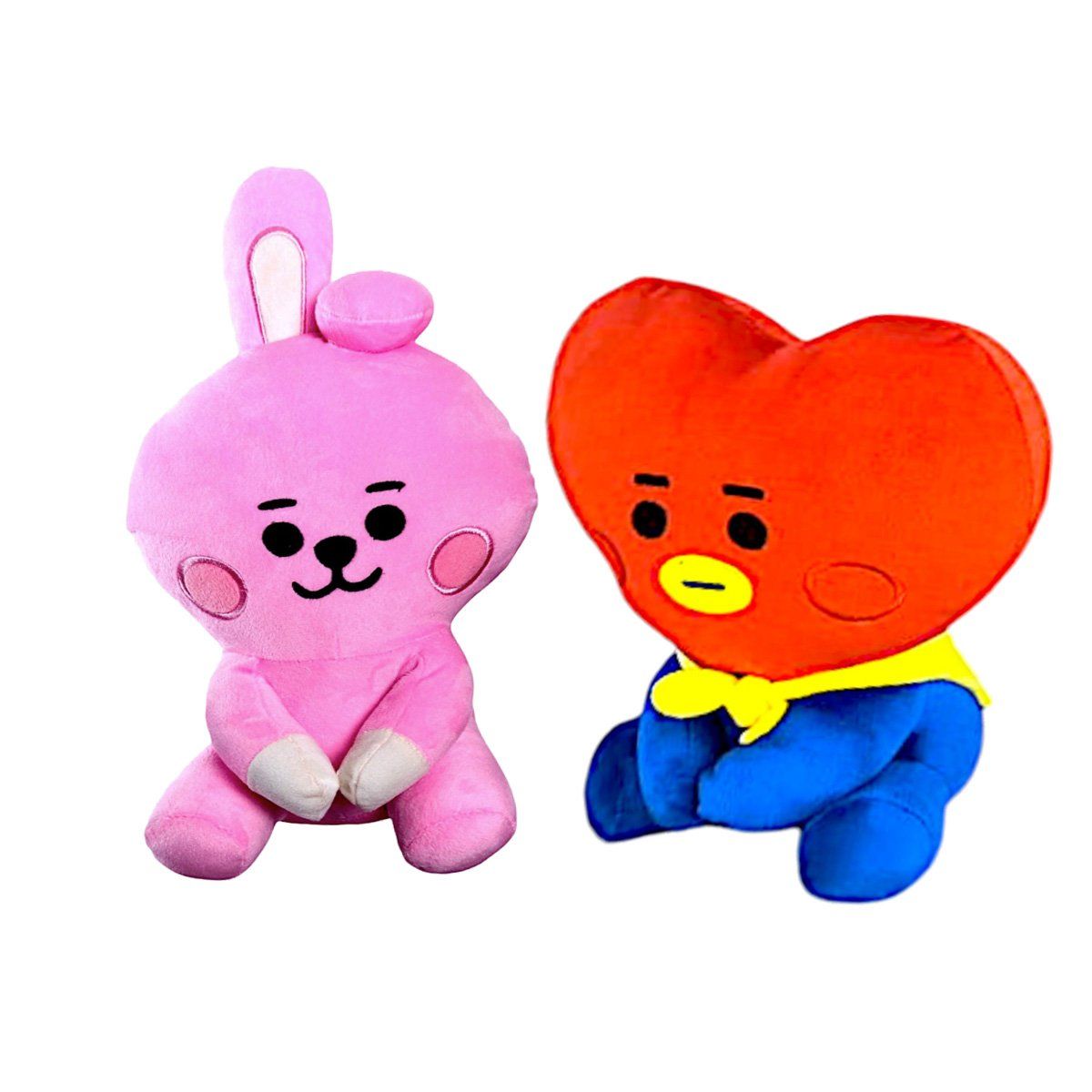 GENERICO - Pack 2 peluches Baby BTS BT21  Cooky Tata