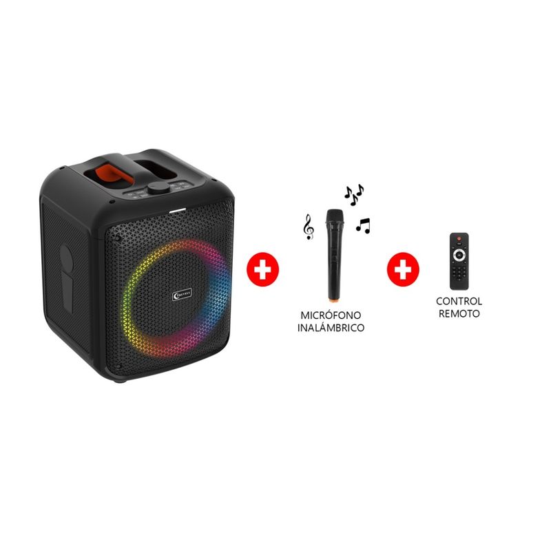 TREVELY - Parlante Portatil 65 Bluetooth TREVELY TA-612 - Karaoke - 200W