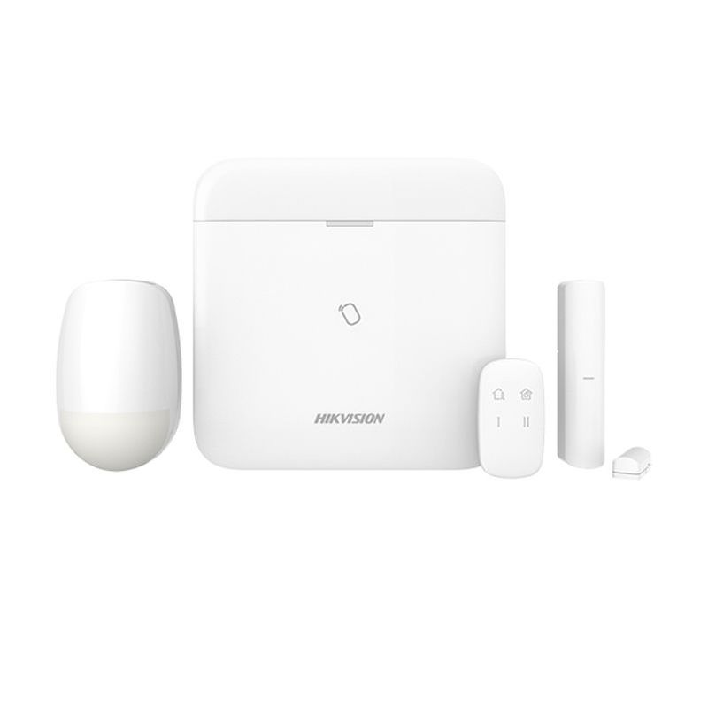HIKVISION - KIT DE ALARMA HIKVISION AX PRO WIFI INCLUYE PANEL PIR MAGN Y PULSADOR