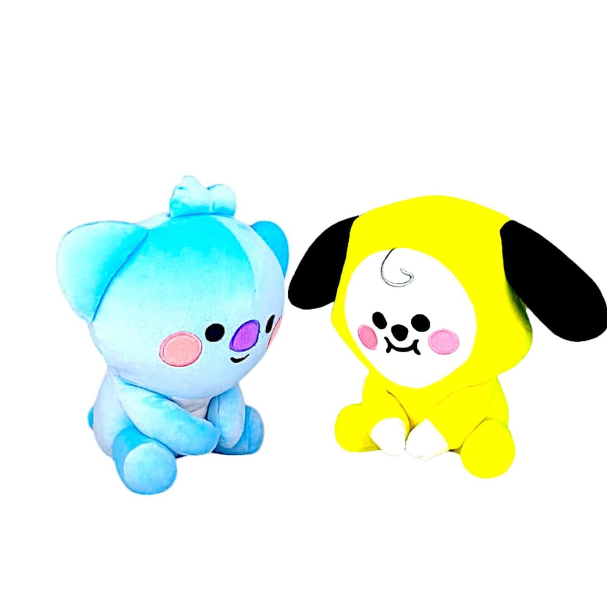 GENERICO - Pack 2 peluches Baby BTS BT21  Chimmy Koya